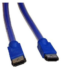 Cable-core eSATA a eSATA Cable de datos Plomo 1 M
