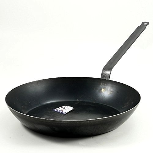 Agnelli pots Pentole COFE3006T36 Lyon Padella con manico, ferro, grigio, 36 cm