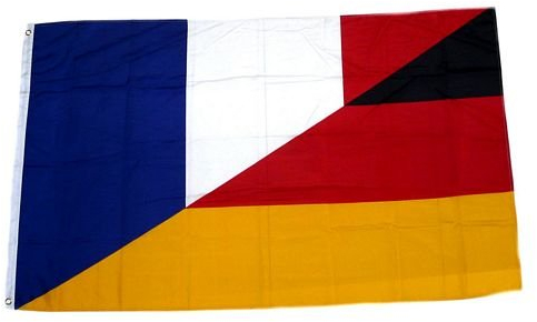Flagge/Fahne Deutschland/Frankreich 90 x 150 cm