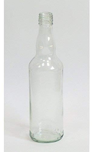 DIAH DO IT AT HOME Glass Round Bottle 500 ml 50 cl + Screw Caps Lids 15 pcs.