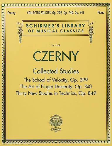 Czerny: Collected Studies: Noten, Sammelband, Lehrmaterial, Technik für Klavier (Piano Collection, Band 2108): The School of Velocity, Op. 299, the ... Musical Classics, Vol. 2108, 2108, Band 2108)
