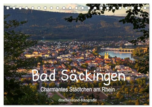Bad Säckingen - Charmantes Städtchen am Rhein (Tischkalender 2026 DIN A5 quer), CALVENDO Monatskalender: Malerischer Ort Bad Säckingen am Rhein (CALVENDO Orte)