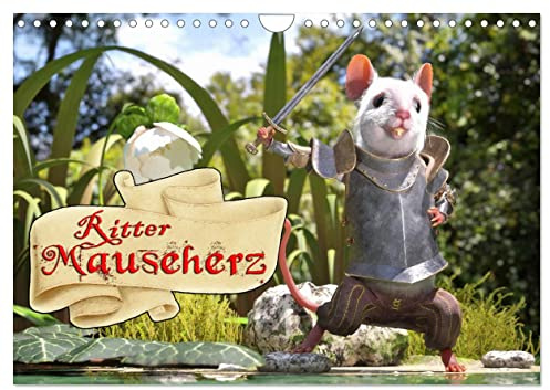 Ritter Mauseherz (Wandkalender 2026 DIN A4 quer), CALVENDO Monatskalender: Die Märchenwelt von Ritter Mauseherz führt sie in eine verträumte Welt, in ... der mag noch Kind sein darf. (CALVENDO Spass)