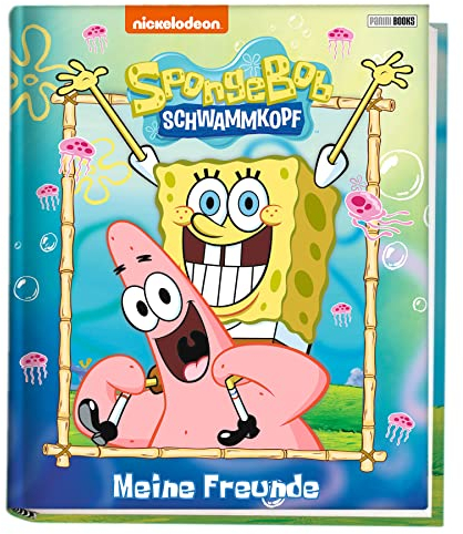 SpongeBob Schwammkopf: Meine Freunde: Kindergartenfreundebuch mit wattiertem Cover