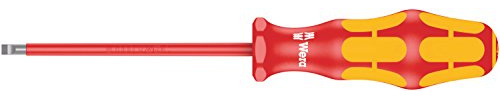 Wera 05006120001 1 x 5.5 x 125 mm 160i VDE Insulated Screwdriver for Slotted Screws - Silver