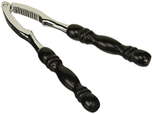 FACKELMANN 48254 Nussknacker 17cm in schwarz/silber, Holz