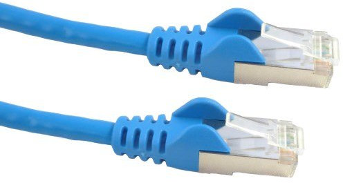 Short Blue 0.25M Ethernet Cable / CAT6 Network Lead/Pure Copper for Improved Performance/Screened FTP / RJ45 Plugs / 25cm (BY CABLES 4 ALL)