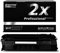 Eurotone 2X Toner, Q5949X 49X kompatibel für HP Laserjet 1320 1320N 1320TN 1320NW 3390 3390 All in One 3392 3392 All in One Alternative für 49X monochrom Schwarz