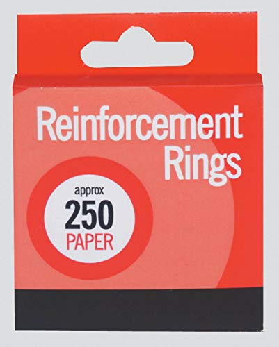 NEW BOX 250 REINFORCEMENT RINGS PAPER R