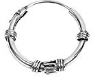 NKlaus keltische Bali-Creole, 925 Sterling Silber, 16mm, einzeln | Die keltische Bali-Creole besteht aus 925 Sterling Silber