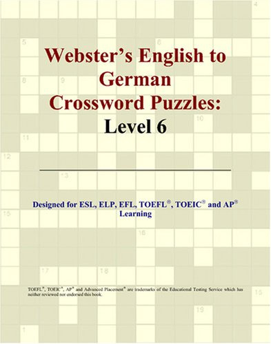 Webster's English to German Crossword Puzzles: Level 6