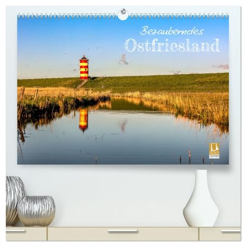 Bezauberndes Ostfriesland (hochwertiger Premium Wandkalender 2026 DIN A2 quer), Kunstdruck in Hochglanz
