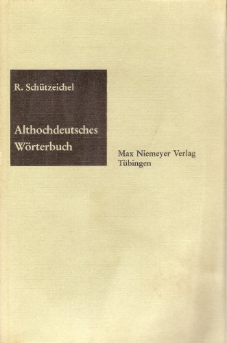 Althochdeutsches Wörterbuch