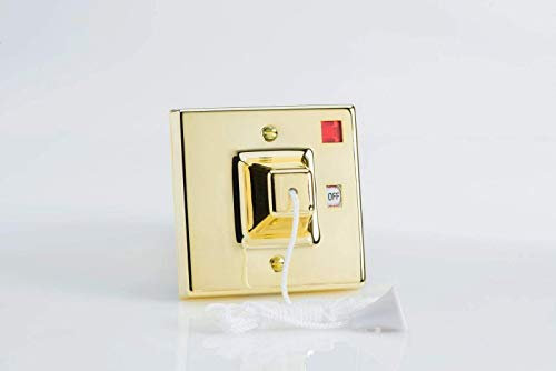 Varilight - 45 Amp Pull Cord Brass Effect Finish - YPSB45