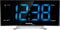 Technoline WT 460 großes Display, curved Quarz-Wecker, blau, 171 x 87 x 40 mm