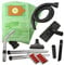 Spares2go Complete Wet & Dry 2.5m Hoover Hose, Rods, Floor & Mini Tool Kit for Numatic Henry Hetty etc Vacuum Cleaners (+ 10 Bags + Fresheners)
