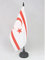 AZ FLAG - Tischflagge Türkische Republik Nordzypern - 21x14 cm - Nord-Zypern Tischfahne 14 x 21 Cm - Flaggen
