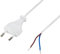 LogiLink CP138 Netzkabel Euro Stecker zu offenem Kabelende weiß