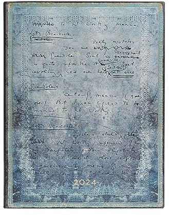 Paperblanks 12 Monate Softcover Flexis-Kalender 2024 Wilde, The Importance of Being Earnest | Tagesüberblick | Ultra (180 × 230 mm)