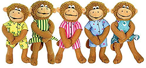 Five Little Monkeys Finger Puppet Playset