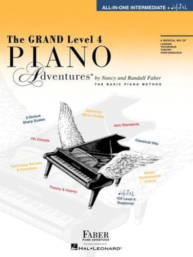 Piano Adventures® All-in-One - The Grand Level 4. Klavier Solo. Enthält Medien Online