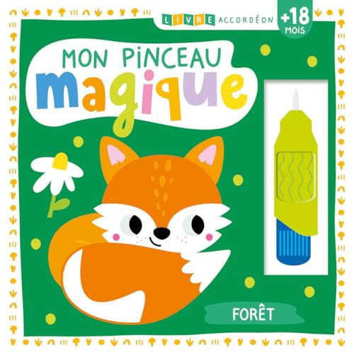 Livre accordéon - mon pinceau magique - forêt