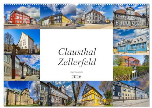 Clausthal Zellerfeld Impressionen (Wandkalender 2026 DIN A2 quer), CALVENDO Monatskalender: zwölf wunderschöne Kalenderbilder der Universitätsstadt Clausthal Zellerfeld (CALVENDO Orte)