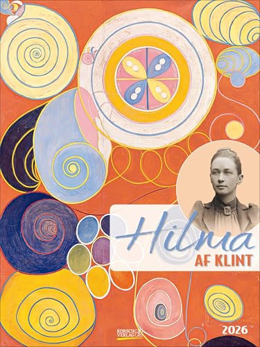 Hilma af Klint 2026: Großer Kunstkalender. Edler Wandkalender mit den besten Werken des Künstlerin. Kunst Gallery Format: 48 x 64 cm.