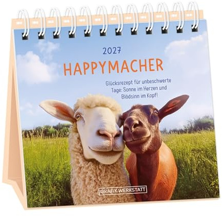 Tischkalender 2027 Happymacher: Tischkalender