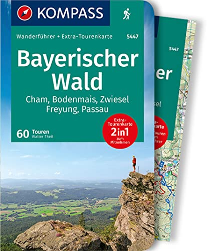 KOMPASS Wanderführer Bayerischer Wald, 60 Touren: mit Extra-Tourenkarte, GPX-Daten zum Download