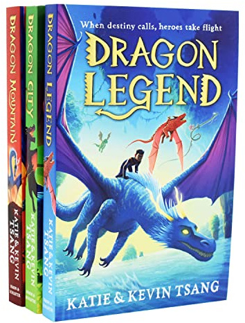 Dragon Realm Series 3 Books Collection Set (Dragon Legend, ragon Mountain & Dragon City)