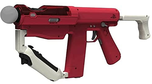 Playstation move - N1158 - sharp shooter - accessoire de tir de precision - rouge