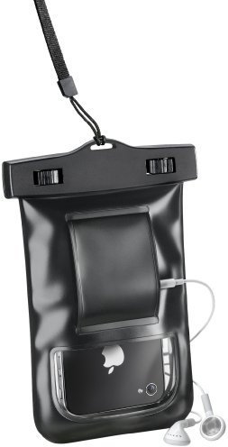Cellular Line Voyager Music Custodia Imperbeabile, Nero