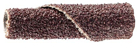 PFERD 152300 Poliroll Schleifrollen PR und PRK, Polico Schleifkonen PCO, Zylindrische Form, Ausführung Korund A, 80 Korngröße, 6mm x 25mm, 50 Stück