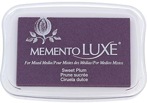Tsukineko Memento Luxe Stempelkissen, gemischte Medien, Sweet Plum