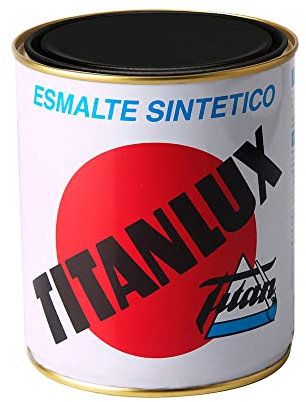 Titanlux - Esmalte sintético, Negro, 750 ML (ref. 001056734)