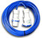 15 metre Blue Caravan Hook Up/Extension Cable with 16 Amp Plug & Socket - Professionally assembled by MCD Electrical