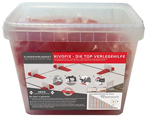 Nivofix Basisset 1,5 mm 100 Laschen, 100 Keile, 1 Zange