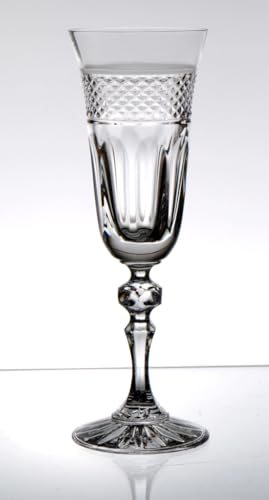 Bagatela.de Set 6 Sektgläser Prosecco aus Bleikristall 24% PbO