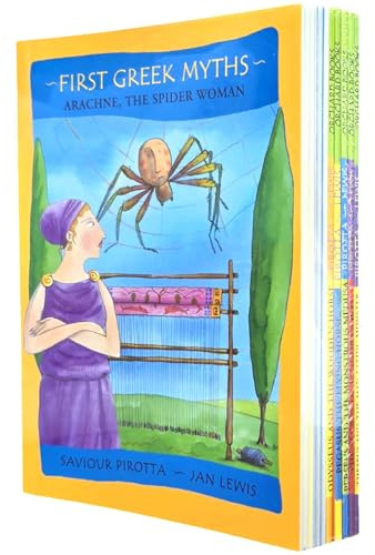 First Greek Myths Series 10 Books Collection Set (Arachne-The Spider Woman, Arion-The Dolphin Boy, Icarus-The Boy Who Could Fly, Jason and The Golden Fleece, Pegasus-The Flying Horse & 5 More)