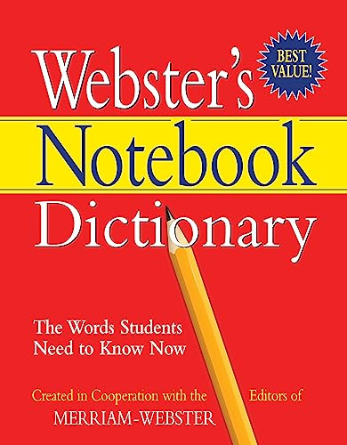 Webster's Notebook Dictionary