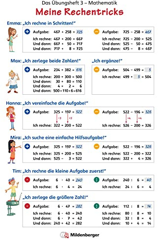 Das Übungsheft Mathematik 3 – Poster Meine Rechentricks