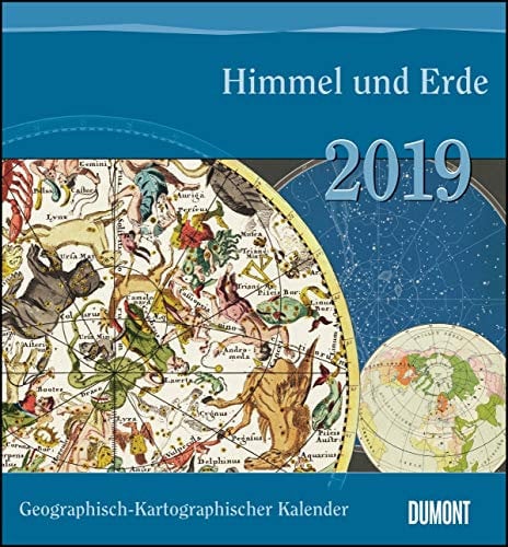 Geographisch-Kartographischer Kalender 2019 – Himmel und Erde – Historische Landkarten