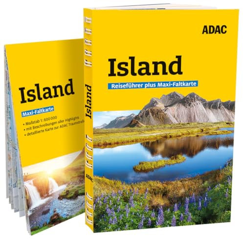 ADAC Reiseführer plus Island: Mit Maxi-Faltkarte und praktischer Spiralbindung