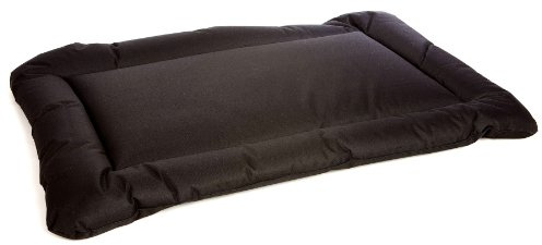 P & L Superior Pet Beds Heavy Duty Waterproof Rectangular Cushion Pad Jumbo, Black