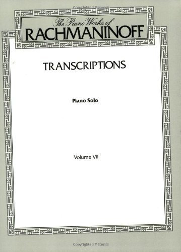 Rachmaninoff / Transcriptions vol. 12 (Belwin Edition) (English Edition)