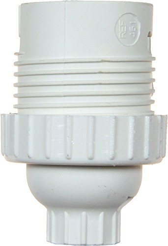 Lebenoid - B22-Buchse, Einzelring-Nylondrahtdurchgang, 10-mm-Anschluss