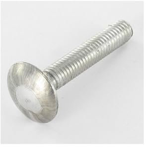VIS TETE RONDE COLLET CARRE TRCC JAPY 6X60 ACIER ZING BLANC