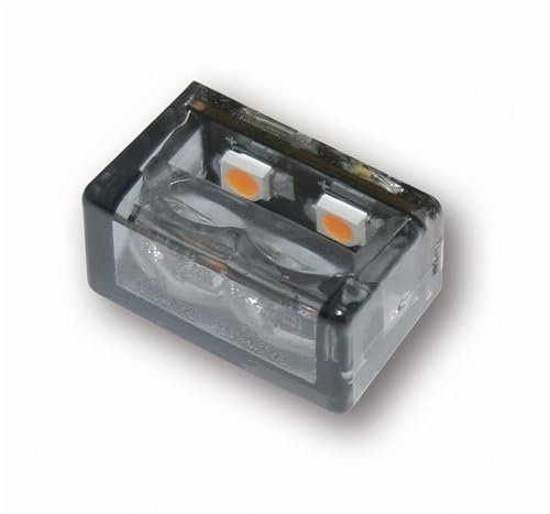 SHIN YO LED Einbaublinkerpaar Micro Cube – 12V 2W – E-Zulassung – Schwarz