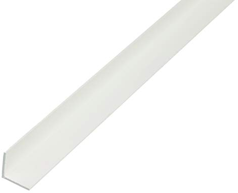 Alberts 485832 Cornière | plastique, en blanc | 1000 x 50 x 50 mm